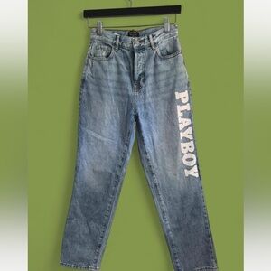 Playboy by PacSun Medium Wash Mom Jeans | Size 25 | High Waisted